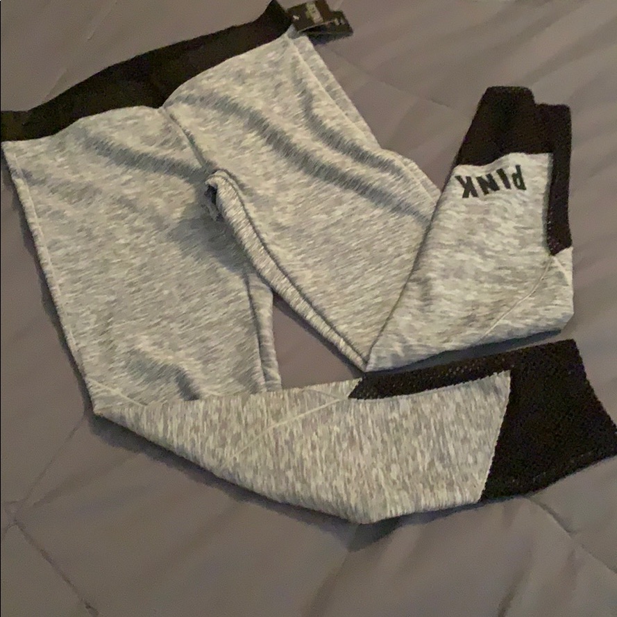 Brand New Pink Ultimate Legging In Grey  Black